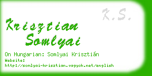 krisztian somlyai business card