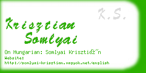 krisztian somlyai business card